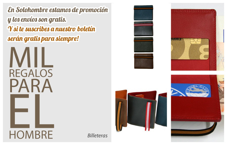 Billetera tarjetero con elástico