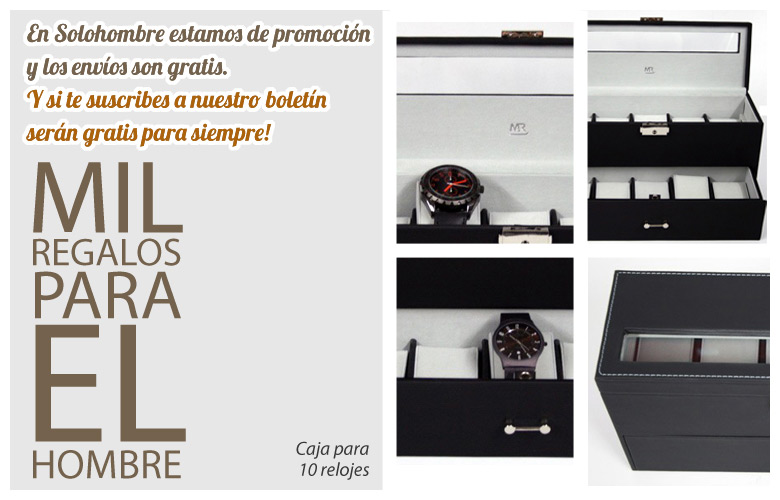 Relojero para guardar 10 relojes