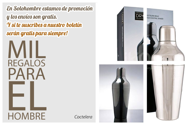 Coctelera de la colección de utensilios para cócteles de Javier Muelas