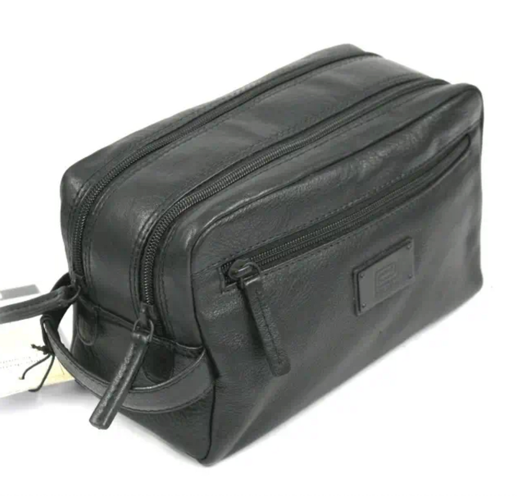 Neceser bolsa de aseo de piel