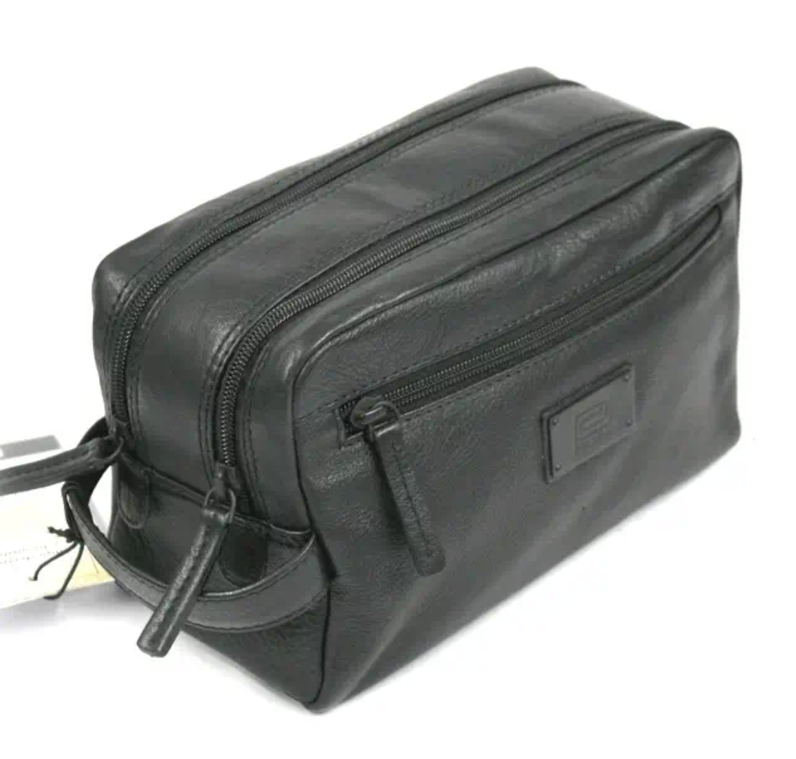 Neceser bolsa de aseo de piel