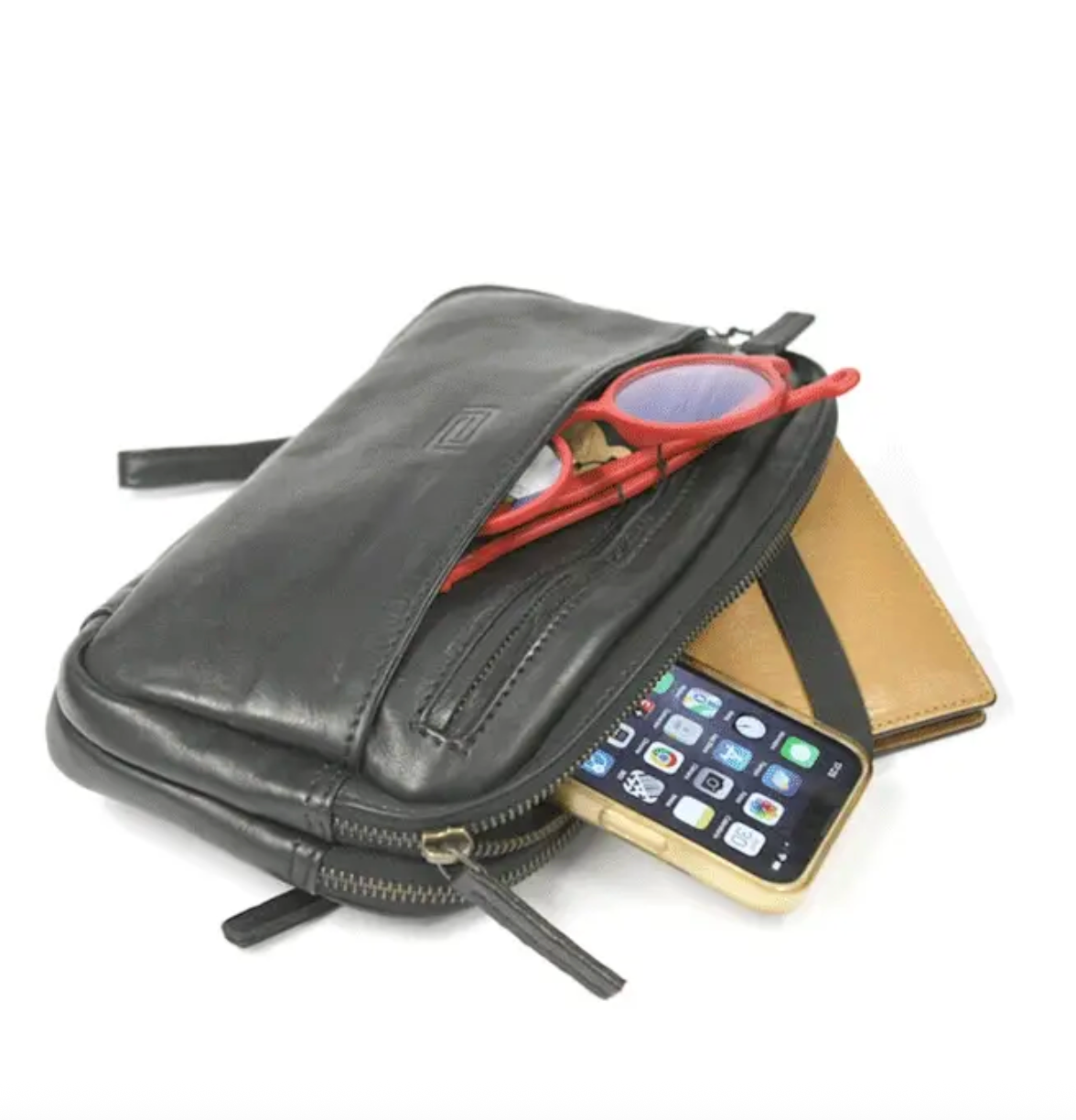 Bolso de mano de piel con asa para el día a día