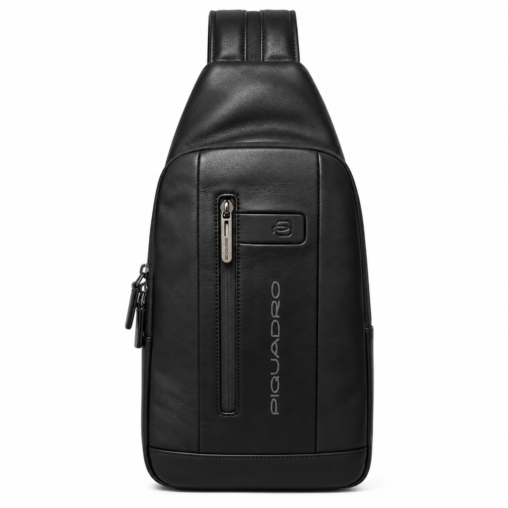 Bolso cruzado de piel Piquadro convertible en mochila