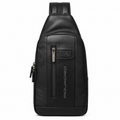 Bolso cruzado de piel Piquadro convertible en mochila