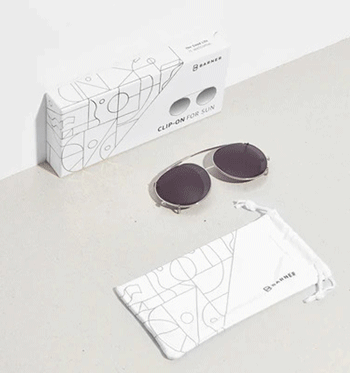 Accesorio para el sol de las gafas para protegerte los ojos mientras trabajas