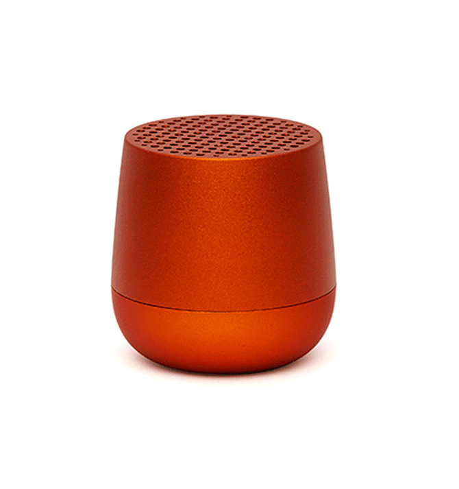 Altavoz bluethooth mini con disparador de fotos selfie color naranja - Solohombre