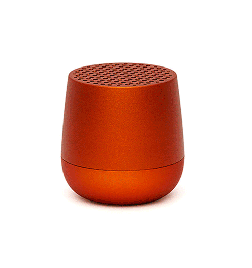 Altavoz bluethooth mini con disparador de fotos selfie color naranja - Solohombre