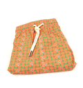 Bañador con dibujo geométrico en naranja y verde para el verano - Solohombre