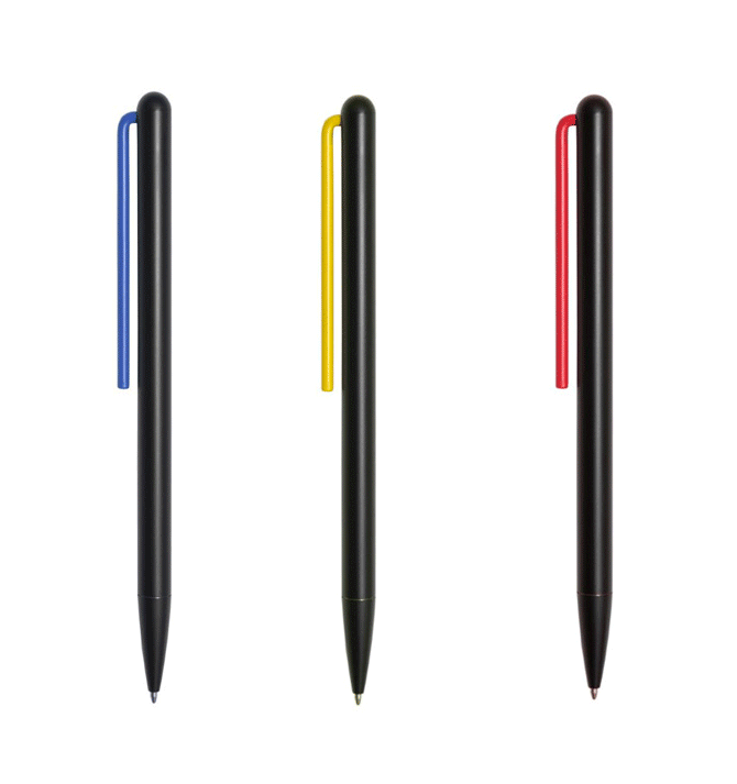 Bolígrafo con mango de aluminio y clip de color marca Pininfarina - Solohombre