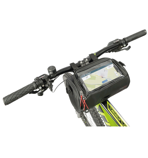 Bolsa porta todo para bicicleta o patinete con ventana de visualización táctil para el móvil - Solohombre