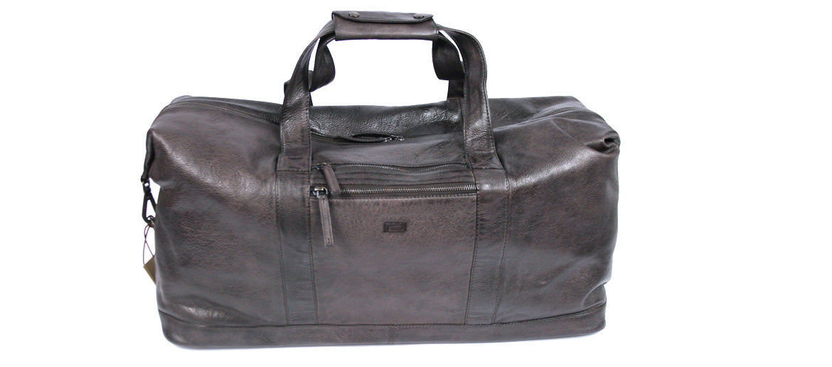 Bolsa viaje de piel envejecida