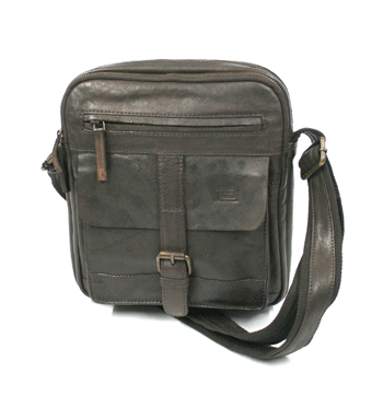 Bolso bandolera de piel envejecida para Ipad o tableta