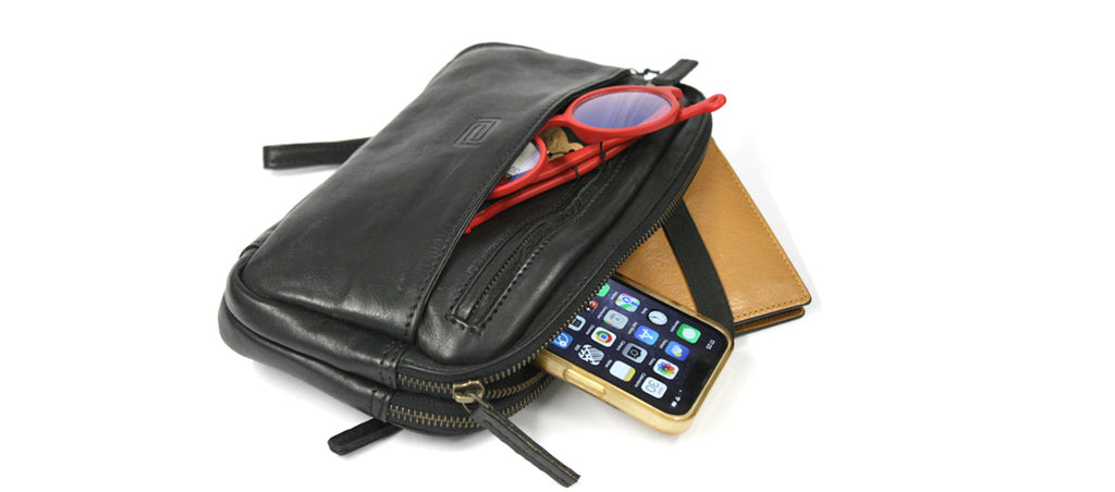 Bolso de mano en piel con asa para el día a día