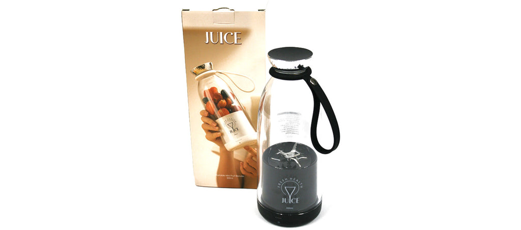 Botella para hacerte tus zumos de frutas en el despacho, casa, gimnasio o excursiones ¡Genial!