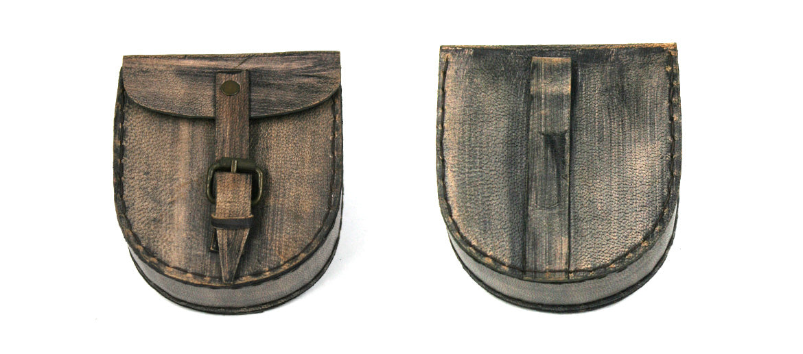 Brújula de inspiración marinera con tapa y funda