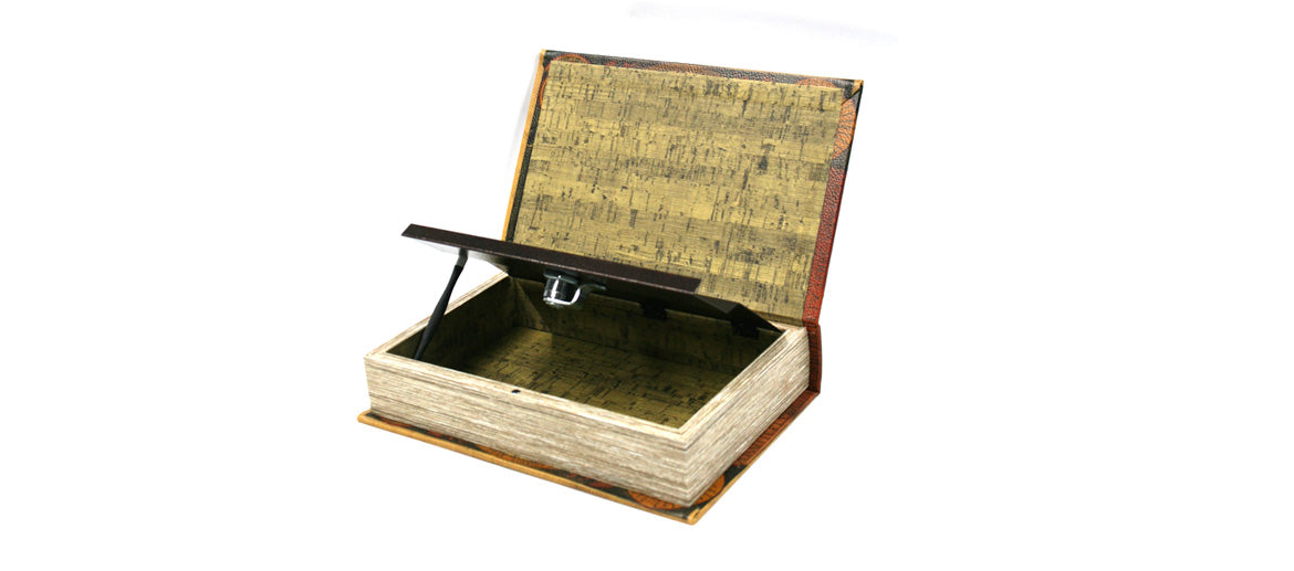 Caja fuerte con forma de libro para tu casa o despacho