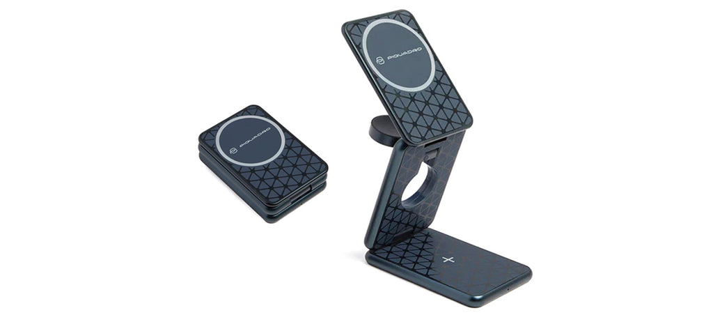 Cargador inalambrico tres en uno para tu móvil reloj y auriculares