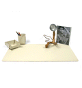 Carpeta vade para tu mesa de trabajo en color crema - Solohombre