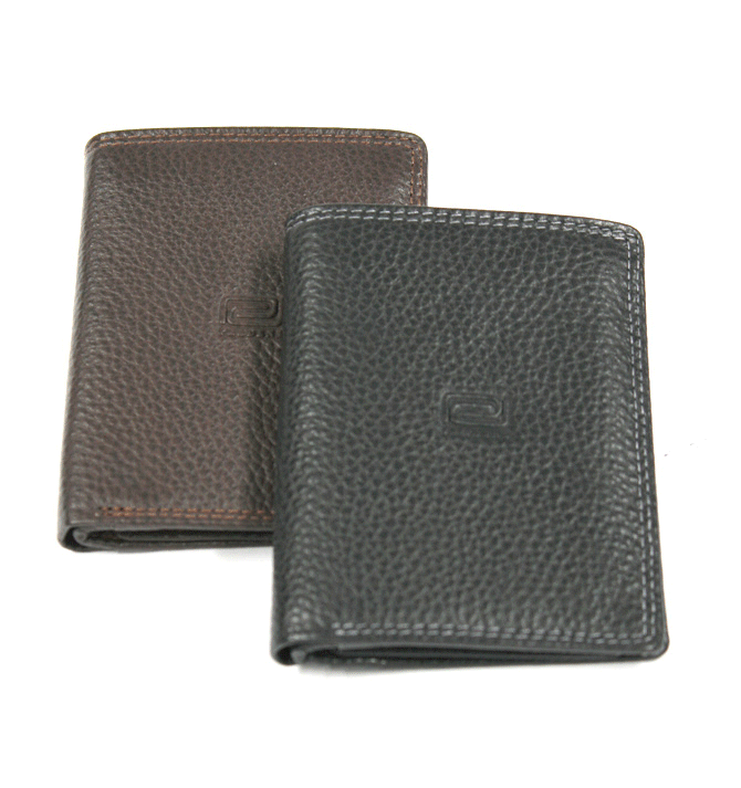 Cartera de piel billetero vertical con tarjetero y monedero ¡muy completo! con protección contra RFID - Solohombre