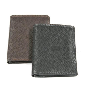 Cartera de piel billetero vertical con tarjetero y monedero ¡muy completo! con protección contra RFID