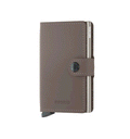 Cartera Tarjetero billetera Secrid con Cardprotector piel mate color trufa - Solohombre