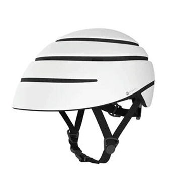 Casco plegable Loop para bicicleta o patinete color blanco marca Closca