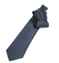 Corbata de seda natural con lunares pequeños - Solohombre