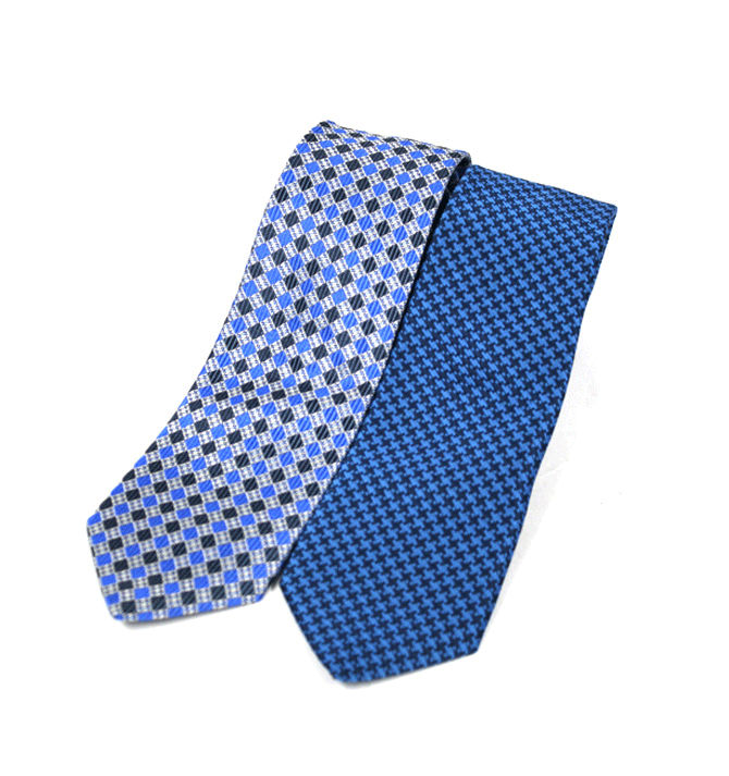 Corbata de seda natural ¡perfecta! para eventos con dibujo pequeño - Solohombre