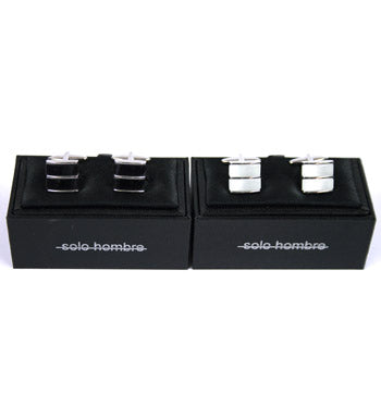 Gemelos de camisa con piedras semi preciosas