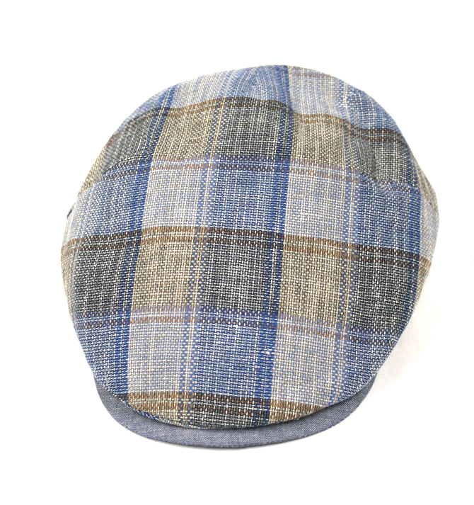 Gorra plana de lino y algodón para protegerte del sol del verano - Solohombre