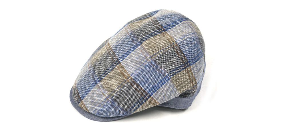 Gorra plana de lino y algodón para protegerte del sol del verano