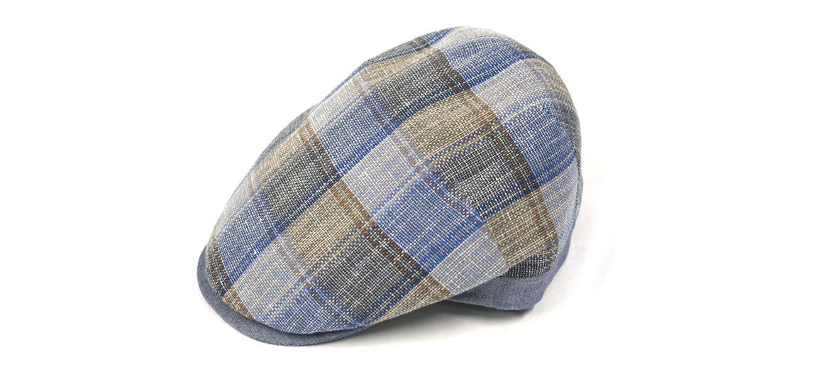 Gorra plana de lino y algodón para protegerte del sol del verano