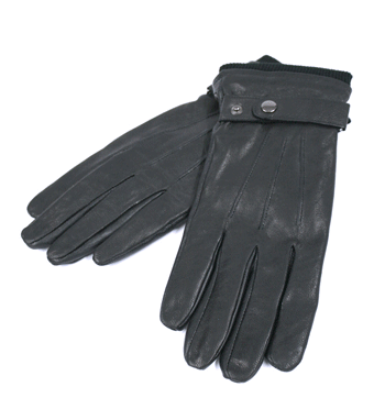 Guantes táctiles de piel para el frío