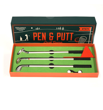 Juego de bolígrafos para los aficionados al golf