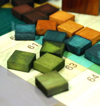 Juego de parchís lacado