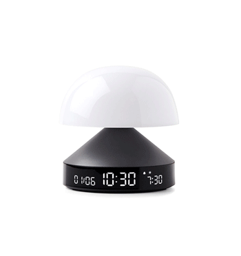 lampara con luz de amanecer y atardecer y reloj despertador ¡Genial!