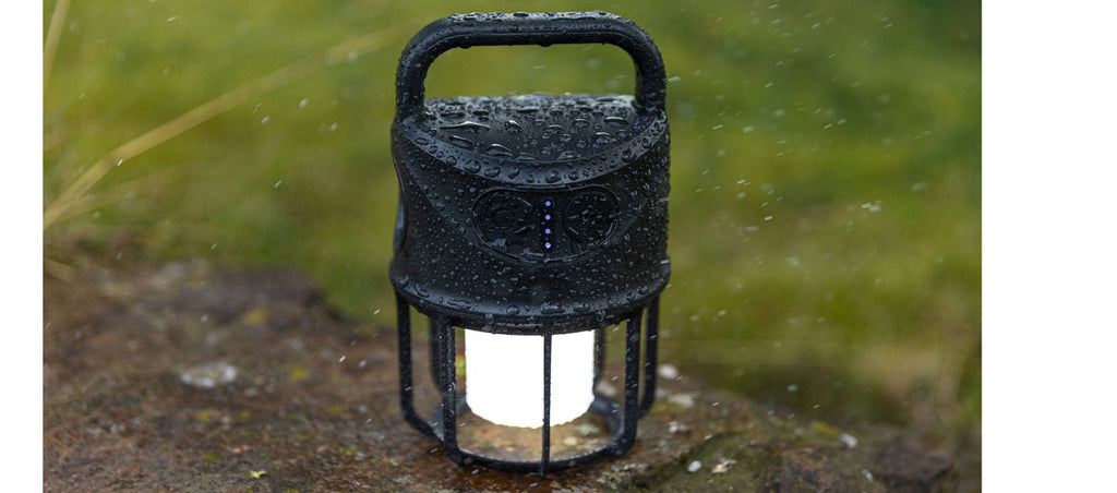 Lámpara de camping con power bank para tus acampadas