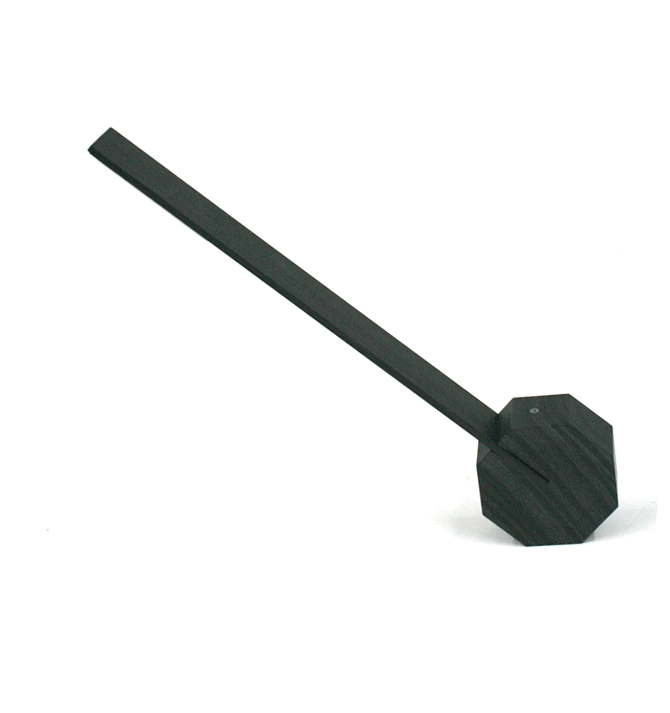 Lampara de leds minimalista para despacho color negro - Solohombre