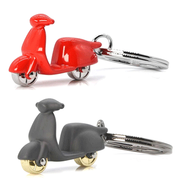 Llavero para los ¡forofos! de la moto Vespa