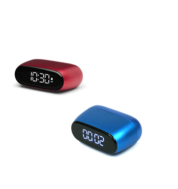 Mini reloj despertador con pantalla táctil con luz de leds