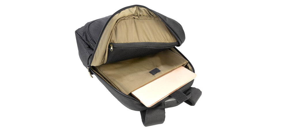 Mochila de trabajo con AGS para portátil de 17 pulgadas con funda para protegerla