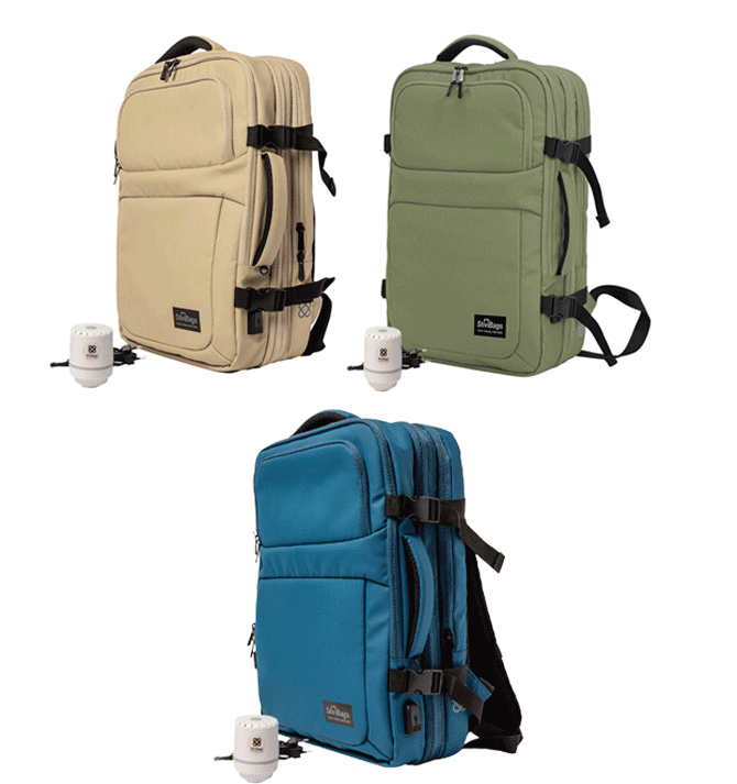 Mochila waterproof con airmax ¡Genial! para trabajo y viajes cortos - Solohombre
