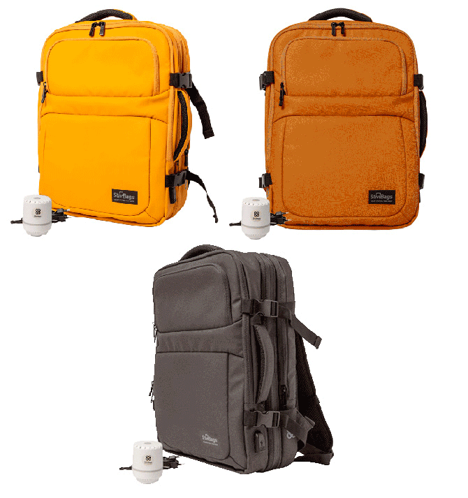 Mochila waterproof con airmax ¡Genial! para trabajo y viajes cortos - Solohombre