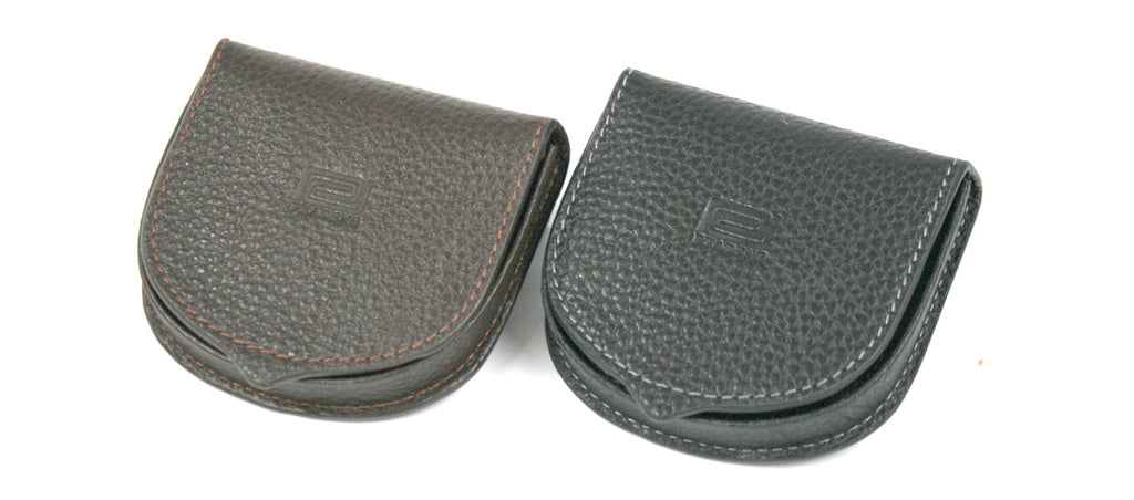 Monedero rígido porta monedas de piel