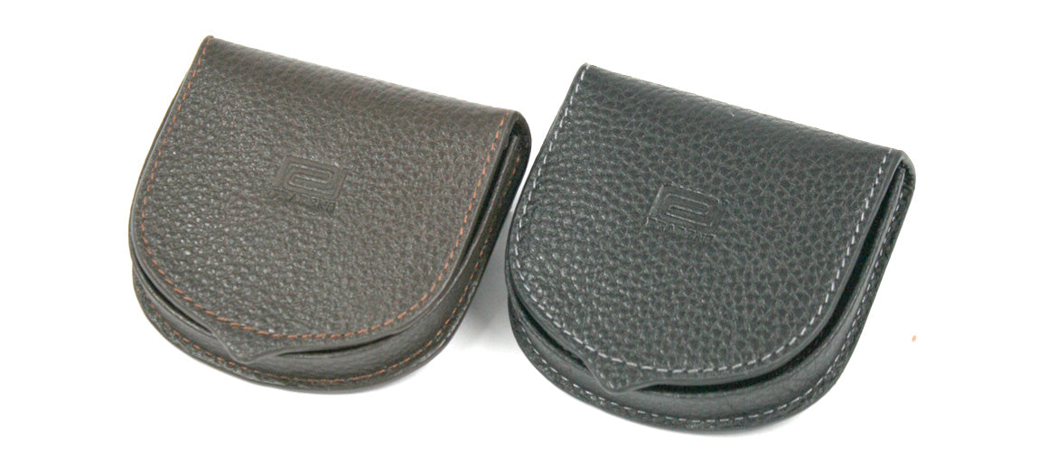 Monedero rígido porta monedas de piel