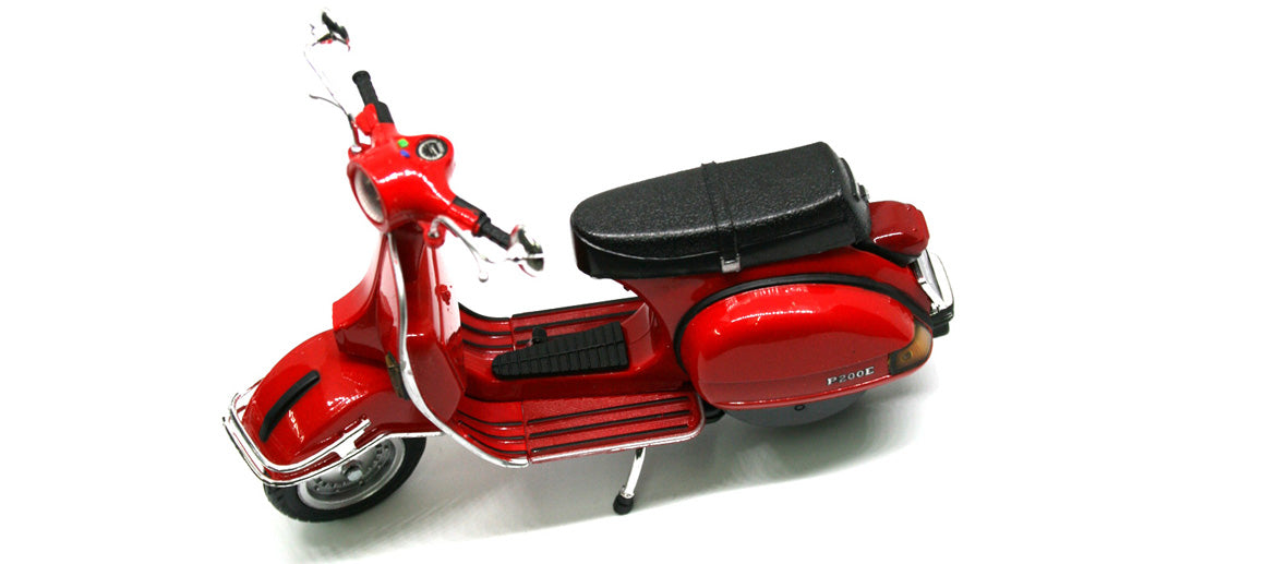 Réplica Moto Vespa decorativa año 1978 color rojo
