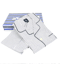 Pijama para el invierno de rayas en azul - Solohombre
