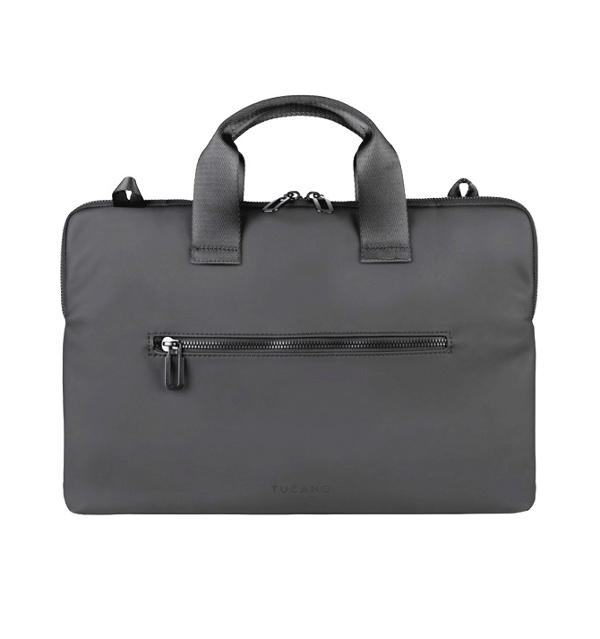 Porta ordenador con bandolera para laptop de 14" y MacBook de 15" color negro - Solohombre