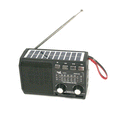 Radío AM/FM con batería solar y linterna- Solohombre