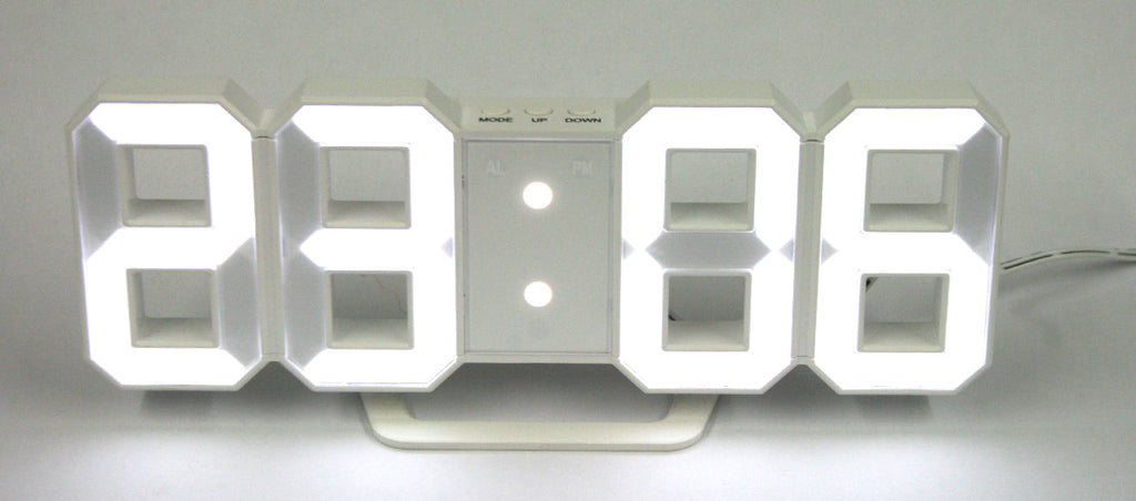 Reloj despertador de leds con modo noche